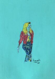 Carlos Caban: Moving Forward-plastic,drawing & acrylic