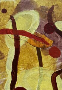 Helen Ward OAS: Autumn V. Acrylic on board. Framed size 20 x 26 cm. £195.