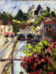 Sue Cashman: Dordogne. Oils