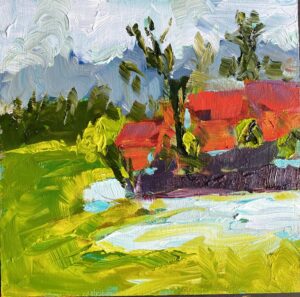 Sue Cashman: Portmeadow. Oils