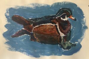 Davide Barbero: Painting of a duck