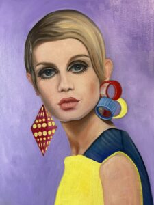 Nicola Bingham: “Twiggy” 2/2 series £295 oil on canvas
