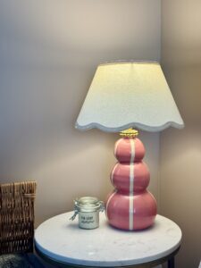 Samantha Alice: Pink lamp