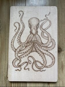 Helen Beech: Octopus board