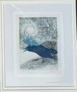 Jude Sanders SOA: Chough over Perranuthnoe