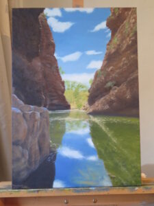 Anne Reavill: Simpson's Gap near Alice Springs