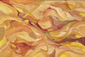 Elaine Hedges: Sun Kissed, oil on canvas, 60x80x1.5cm