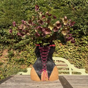 Amanda Moser: Bustier Planter with chains