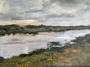 Amanda Bond OAS: GREENHAM POND - oil