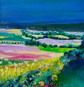 Susan Parkinson: What a Beautiful Day - mixed media