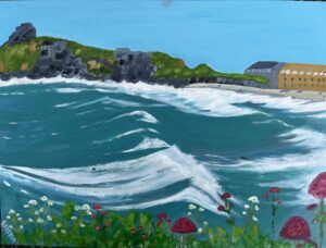 Trisha Scott: St Ives Surfers