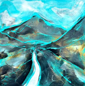 Sarah Bond OPC, WOA: Arise and go now- mixed media on board