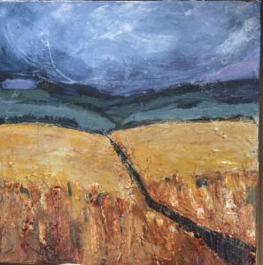 Nadia Birkbeck: Night Draws in 30 x 30cm mixed media on canvas