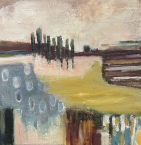 Nadia Birkbeck: Summer Fields 50 x 50cm