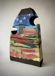 Jo Marshall WOA: Swallows over the Estuary