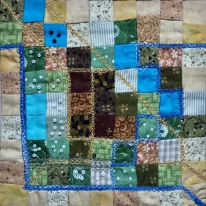 Community Art installation, Dorchester Festival: Festival artwork from Dorchester Village celebrating the Abbey