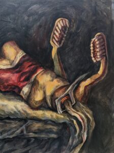 Claire Parker: After Gentileschi's Judith Beheading Holofernes