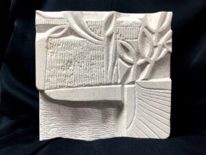 Hannah Farncombe: Portland relief stone carving, Landscape