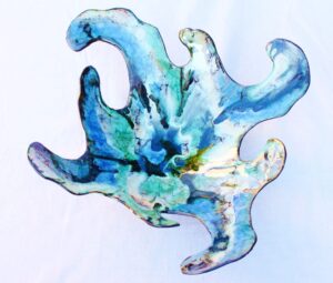 Hannelore Meinhold-Morgan OCG: Lustrous Waves Dish HMM