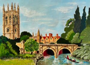 Dinah Trowbridge WOA: Magdalen Bridge, Oxford, England
