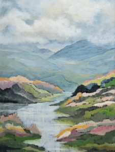 Dirk Pretorius OAS: 'Middle Earth II'. An imaginary scene capturing the mystery and allure of a secret valley somewhere out there, waiting to be explored.