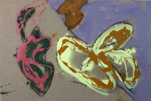 Belinda Ellis: Belinda Ellis 'Morphic' 2025, oil & charcoal on canvas