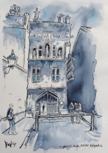 Bruce Bignold OAS: 'New College Entrance, New College Lane, Oxford.'