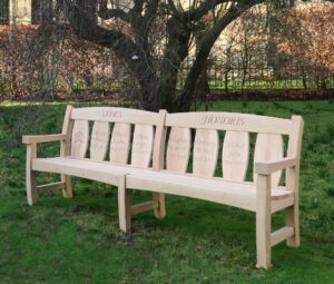 Rodas Irving: Oak Goosey bench, Merton College