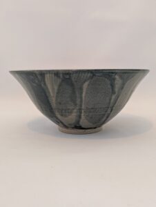 Marcus Wattam: Large Bowl. Stonewear. Hinksey Swimming Pool Blue Glaze