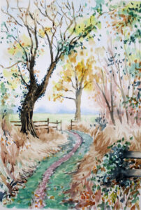 Daniel Blackmore: Path from Elsfield to somewhere else, £100