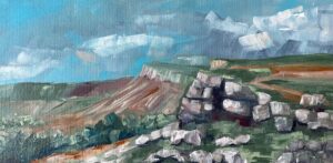 Jessica Holzhausen: Peak District, Acrylic on Canvas