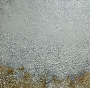 Kelly Washbourne: Powder 61 x 61cm Oil on canvas