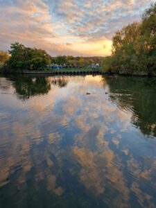 Helen C White: Looking west, riverside