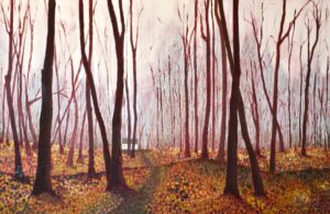 Dirk Pretorius OAS: 'Sanctuary'. Inspired by many visits to Christmas Common, Chilterns