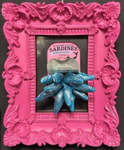 Melanie Charles: 3D sardines in frame