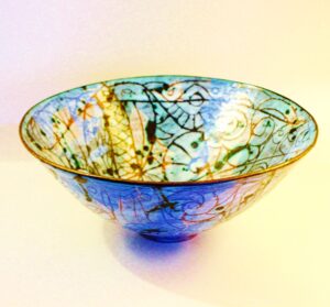 Hannelore Meinhold-Morgan OCG: Sgraffito Dish HMM