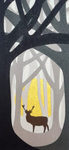 Kate Hipkiss OAS, OCG: Kate Hipkiss, Silence in the Forest, handcut paper