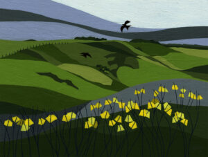 Christine Bass OAS: Summer, Devil's Punchbowl by Christine Bass