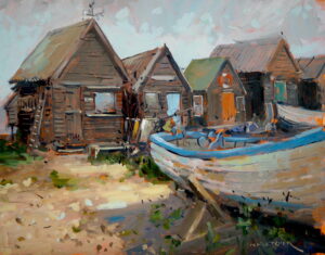 Nigel Fletcher: Sunday Morning on the Blackshore, Southwold