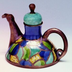 Hannelore Meinhold-Morgan OCG: Tea Pot, Stained Glass Motif HMM