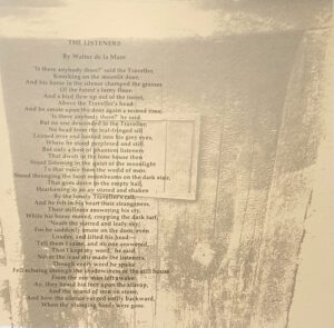 Catriona Brodribb OPC: 'The Listeners', screenprint