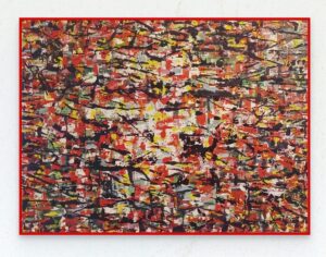 Zoe Evelyn: Mixed media painting, 80cm x 60cm