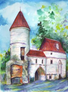 Paul Apte: The Viru gate, Tallin, Estonia