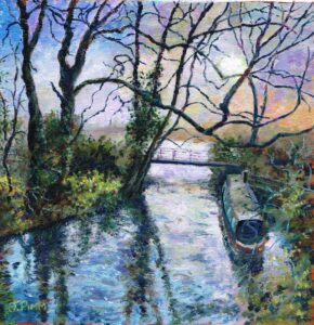 Jane Pimm SOA: Weirs Lane - oil on canvas