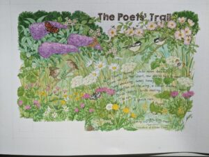 Linda Benton: Wilcher Cl. Display Board E.Hagbourne