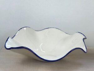 Nimmi Naidoo: blue rim bowl