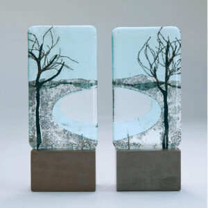 Wendy Newhofer OAS, OCG: trees diptych