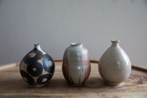 Etta Rain: selection of vases