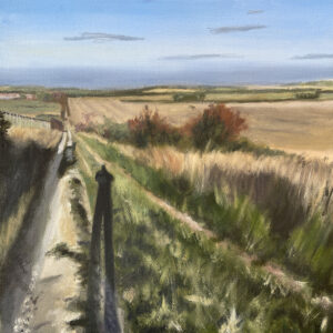 Tim Kapp: From The Ridgeway. Oil on Canvas, 12 x 12”.