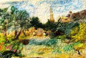 Sarah Roche: The Medieval Bridge across the river Windrush at Burford